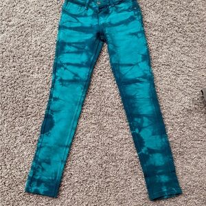 NWT BONGO Turquoise Knit Jeggings-size 10 (kids size )